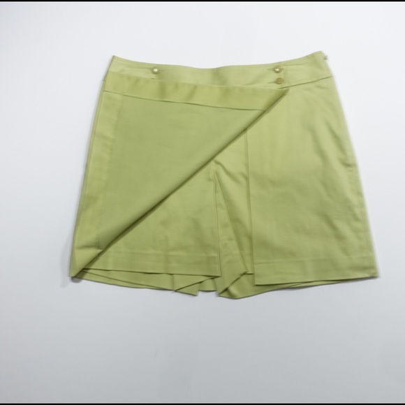Ann Taylor Green Skort Size 4 - Picture 3 of 5